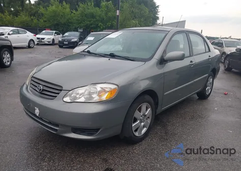 2004 Toyota Corolla Le z USA, uszkodzony, nr VIN 1NXBR38E84Z297433